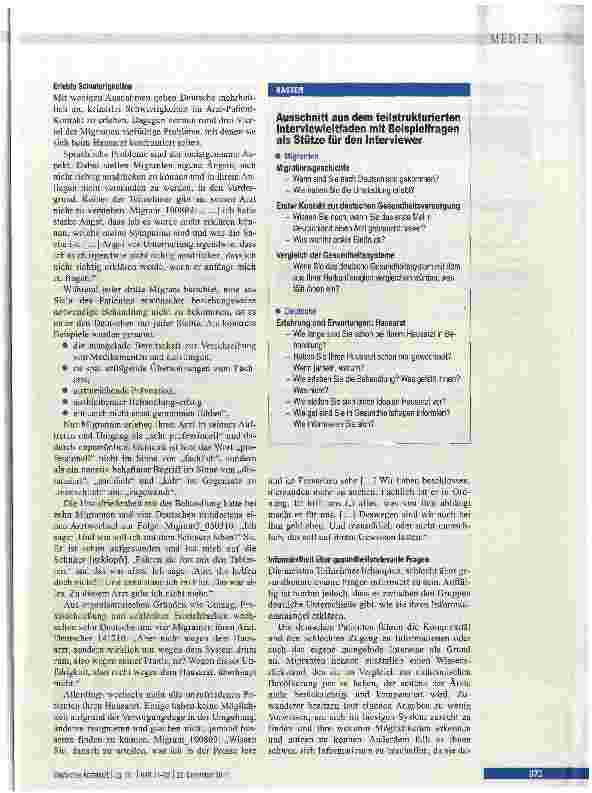 Vorschauseite 3: Erfahrungen russischsprachiger Migranten beim Hausarzt