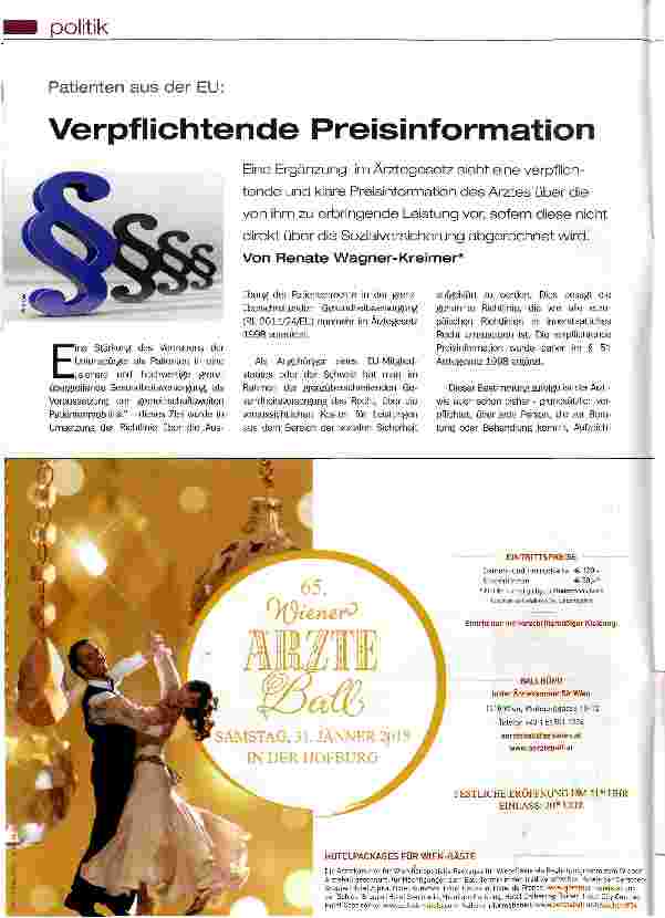 Vorschauseite 1: Verpflichtende Preisinformation