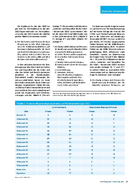 Vorschauseite 3: Psychische Belastungen in der Arbeitswelt