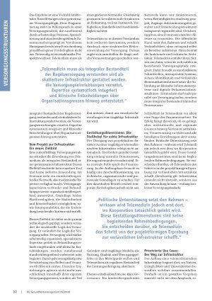 Vorschauseite 2: Telemedizin als Infrastruktur. Von projektbasierten Ansätzen zu vernetzten, skalierbaren Versorgungsstrukturen jenseits administrativer Grenzen