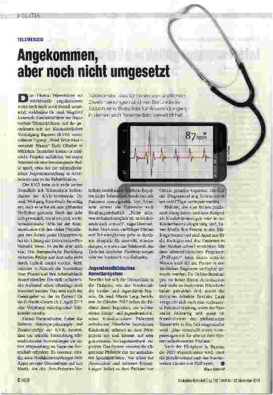 Vorschauseite 1: Angekommen, aber noch nicht umgesetzt