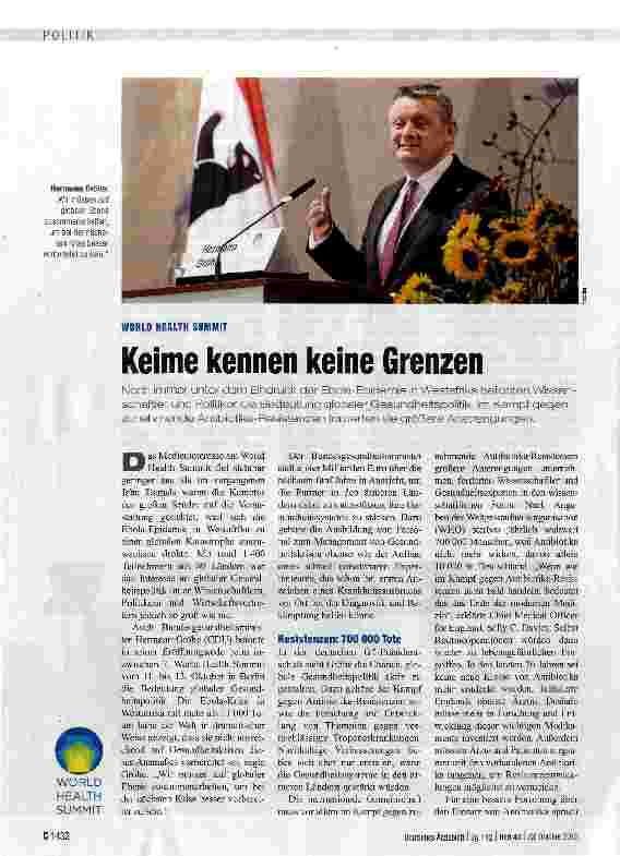 Vorschauseite 1: Keime kennen keine Grenzen