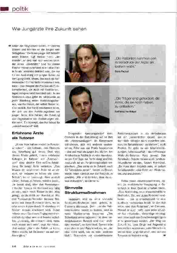 Vorschauseite 3: Wir brauchen mehr Zeit
