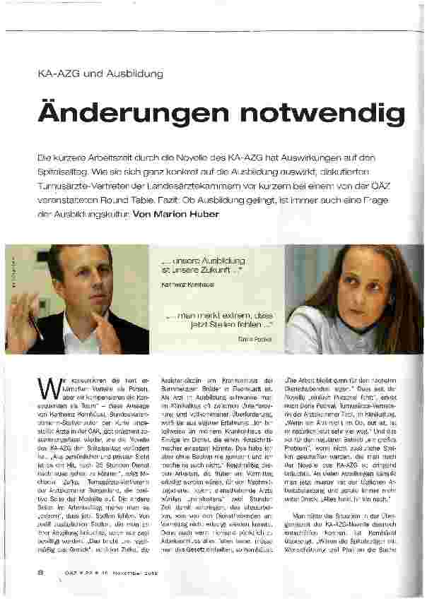 Vorschauseite 1: Änderungen notwendig