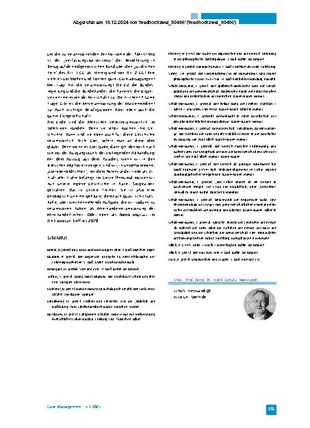 Vorschauseite 5: Verantwortung – eine fundamentale Kategorie für das Case Management in vernetzten Welten