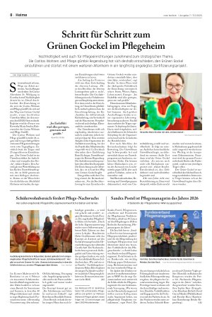 Vorschauseite 1: Schritt für Schritt zum Grünen Gockel im Pflegeheim