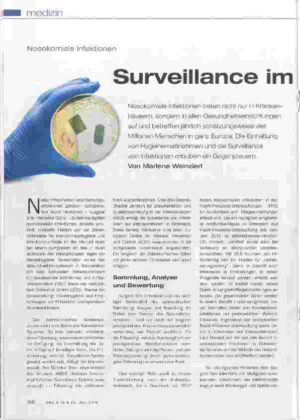 Vorschauseite 1: Surveillance im Vergleich