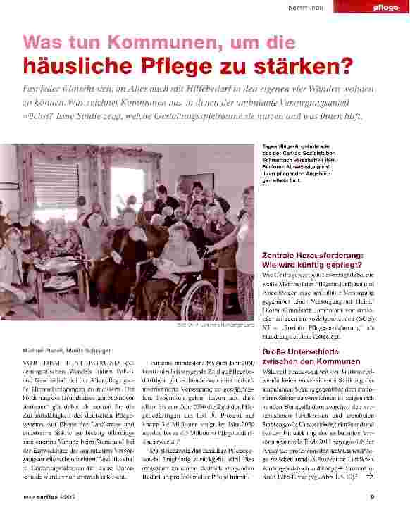 Vorschauseite 1: Was tun Kommunen, um die häusliche Pflege zu stärken?