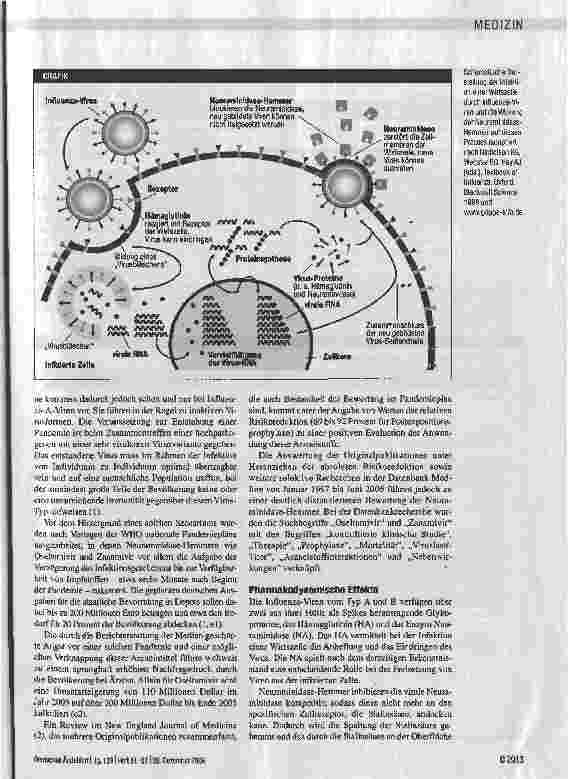 Vorschauseite 2: Stellenwert von Neuraminidase-Hemmern in der Prophylaxe und Therapie der Influenza