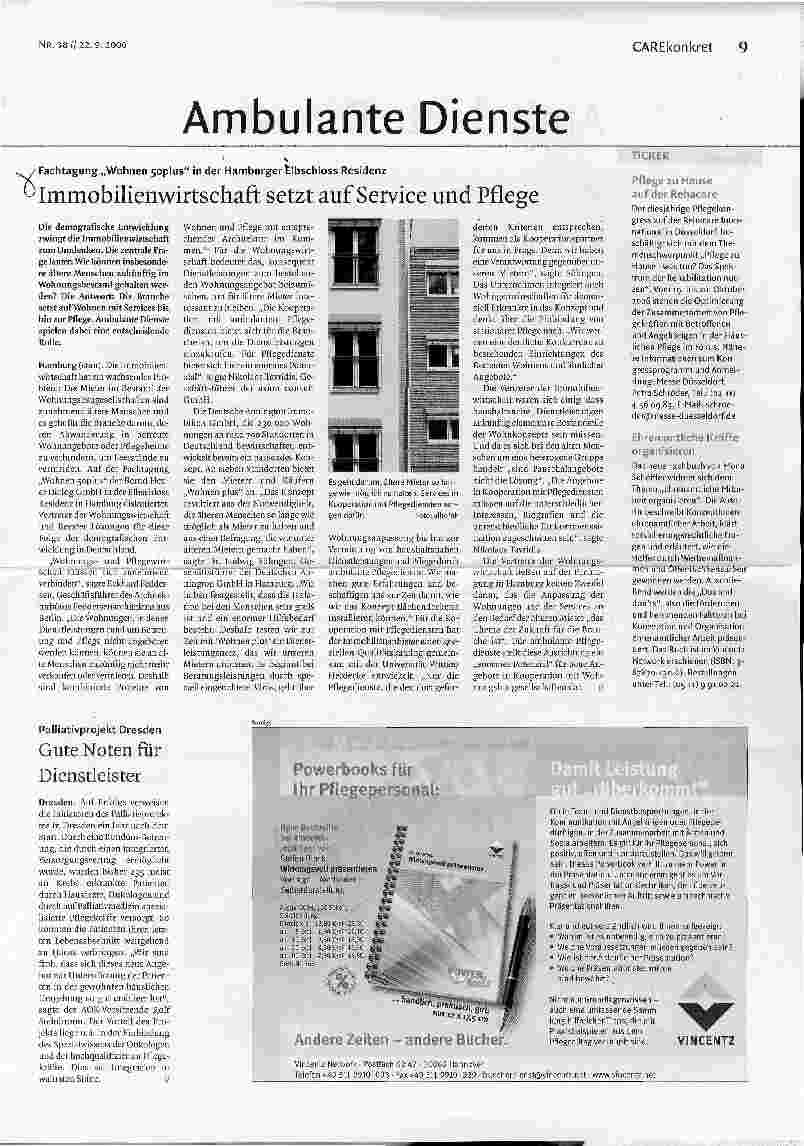 Vorschauseite 1: Immobilienwirtschaft setzt auf Service und Pflege
