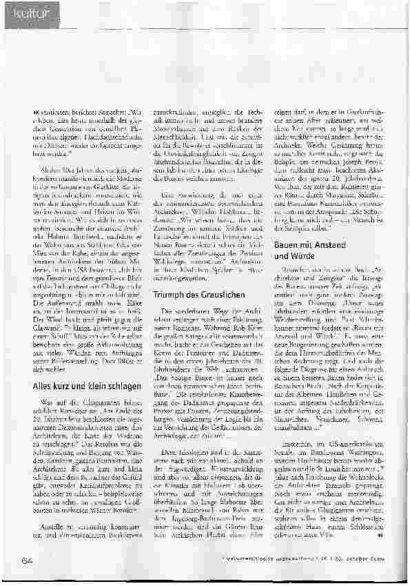 Vorschauseite 3: Der Aufstieg des Schönen ist unaufhaltsam