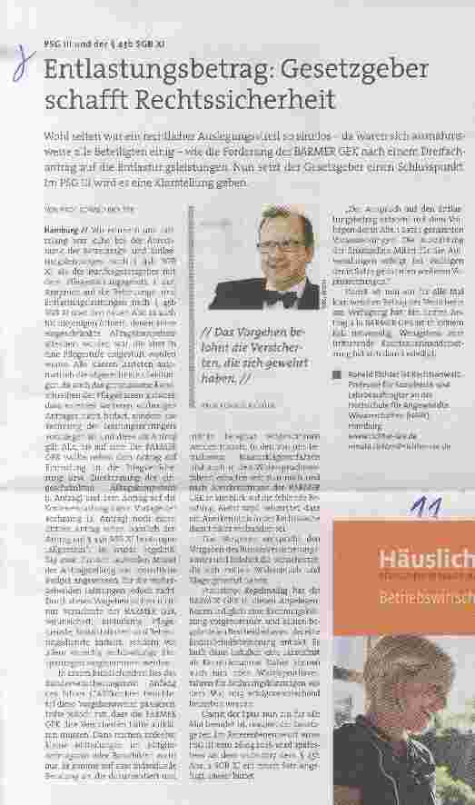 Vorschauseite 1: Entlastungsbetrag: Gesetzgeber schafft Rechtssicherheit