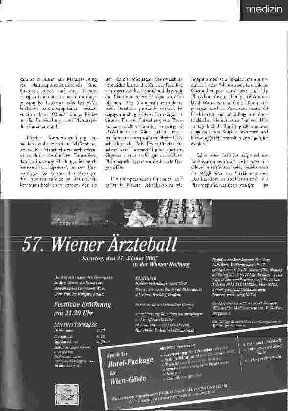 Vorschauseite 2: Dermatologie - Weißer Hautkrebs auf dem Vormarsch