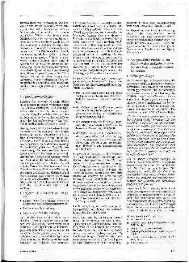 Vorschauseite 3: Demenz und rechtliche Betreuung