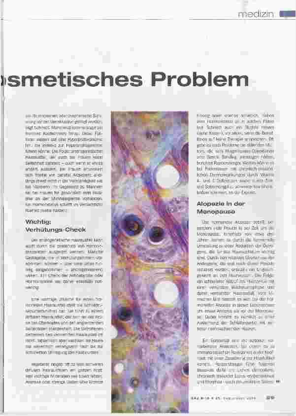 Vorschauseite 2: Nicht nur ein kosmetisches Problem