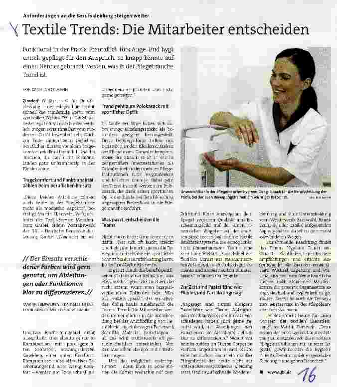 Vorschauseite 1: Textile Trends: Die Mitarbeiter entscheiden