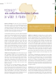 Vorschauseite 1: Teilen hilft, ein selbstbestimmtes Leben in Würde zu führen.