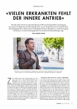 Vorschauseite 1: "Vielen Erkrankten fehlt der innere Antrieb."