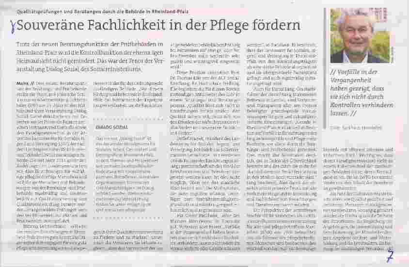 Vorschauseite 1: Souveräne Fachlichkeit in der Pflege fördern