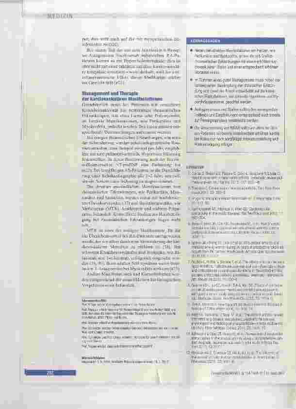 Vorschauseite 6: Kardiovaskuläre Komorbiditäten bei entzündlich-rheumatischen Erkrankungen