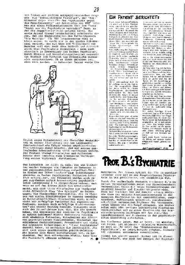 Vorschauseite 3: Psychiatrie in Frankfurt