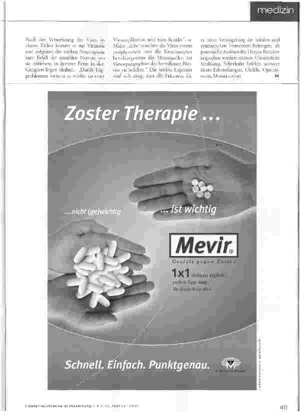 Vorschauseite 2: Herpes simplex - Hohe Rezidivneigung