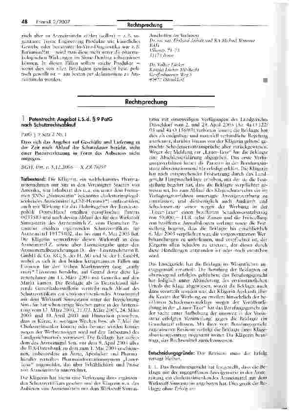 Vorschauseite 4: Abgrenzung Arzneimittel-Medizinprodukt: Pharmakologischist nicht biochemisch