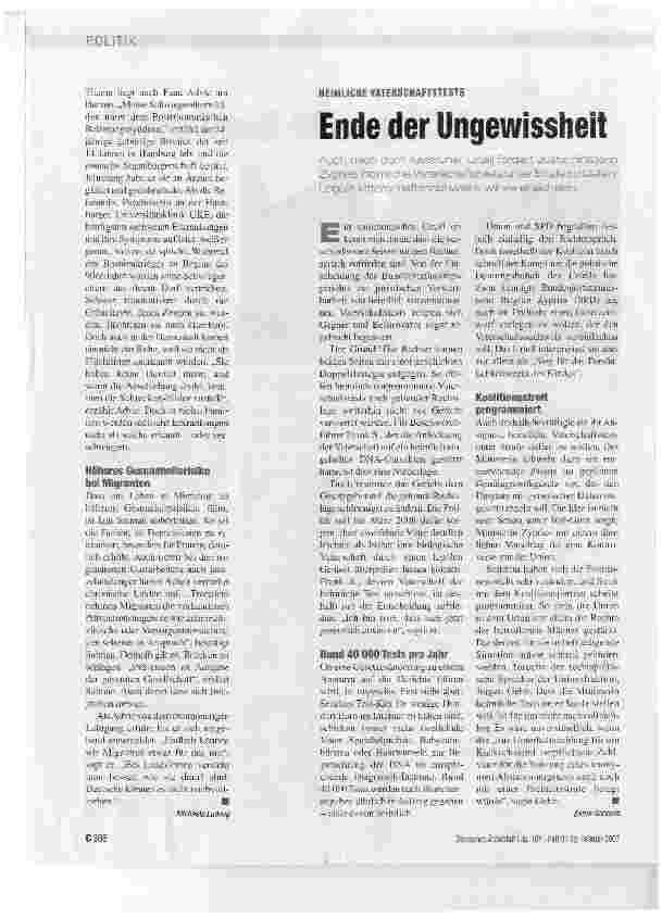 Vorschauseite 2: Eine Brücke in die Gesellschaft