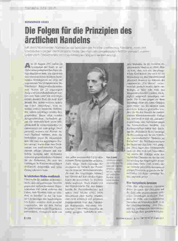 Vorschauseite 1: Die Folgen für die Prinzipien des ärztlichen Handelns