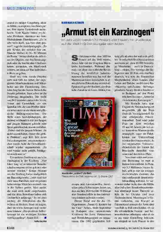 Vorschauseite 1: Armut ist ein Karzinogen