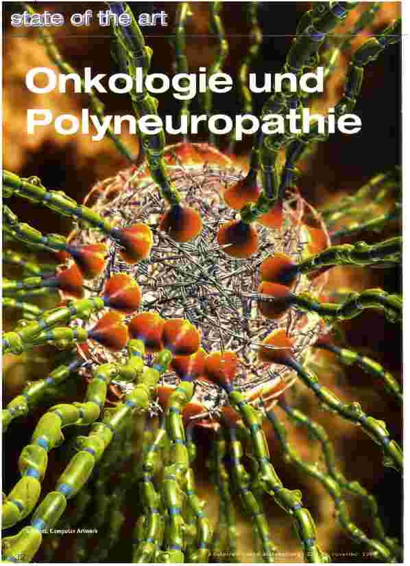 Vorschauseite 1: Onkologie und Polyneuropathie