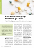 Vorschauseite 1: Arzneimittelversorgung - den Wandel gestalten. Wirtschaftliche Digitalisierung und Automatisierung der Prozesse.