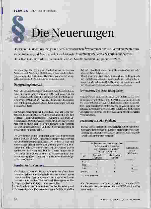 Vorschauseite 1: Die Neuerungen