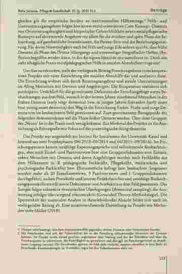 Vorschauseite 2: Doing dementia hi ©ter soziaten AßtenMfe. Genügsamkeit in einem Feld im Wandel Correction: Doing dementia hi ©ter sozialen AßtenMfe. Genügsamkeit in einem Feld im Wandel