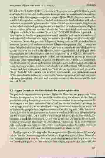 Vorschauseite 6: Doing dementia hi ©ter soziaten AßtenMfe. Genügsamkeit in einem Feld im Wandel Correction: Doing dementia hi ©ter sozialen AßtenMfe. Genügsamkeit in einem Feld im Wandel