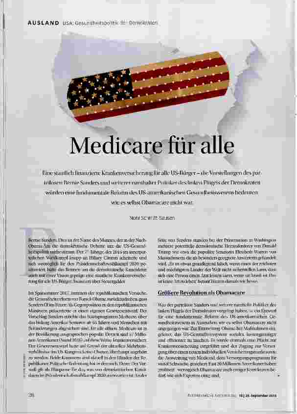 Vorschauseite 1: Medicare für alle