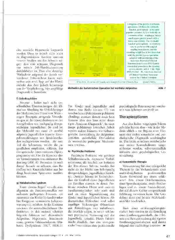 Vorschauseite 6: Adipositas im Kindesund Jugendalter