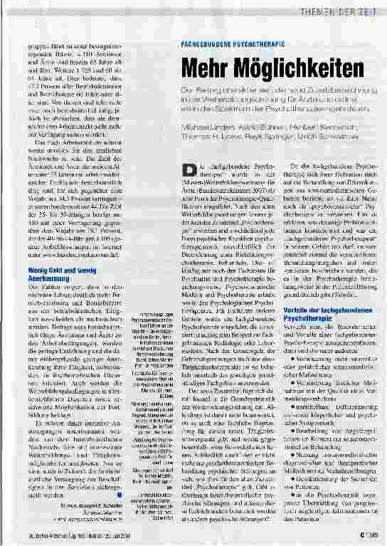 Vorschauseite 1: Mehr Möglichkeiten