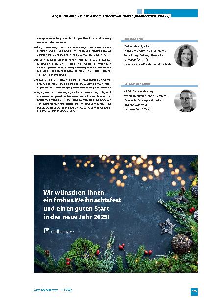 Vorschauseite 4: PROMs und PREMs als Instrumente der Patientenorientierung