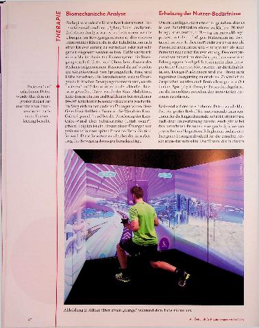 Vorschauseite 3: Therapie mit Spiel und Spaß: Ein neu entwickeltes Exergame zur Knierehabilitation