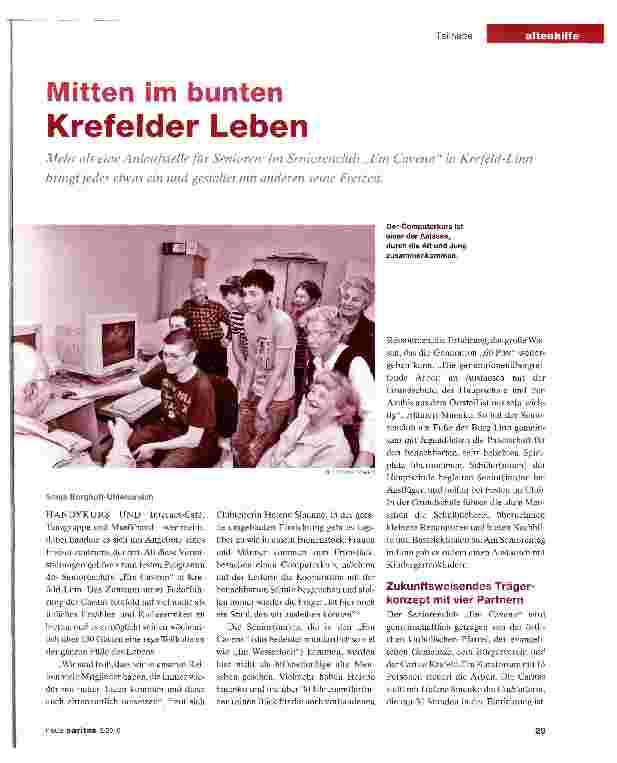 Vorschauseite 1: Mitten im bunten Krefelder Leben