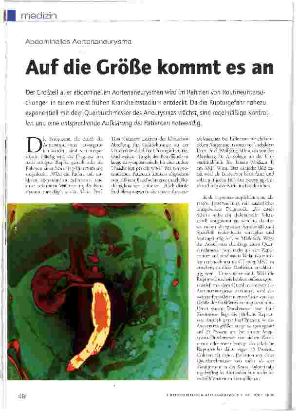 Vorschauseite 1: Auf die Größe kommt es an
