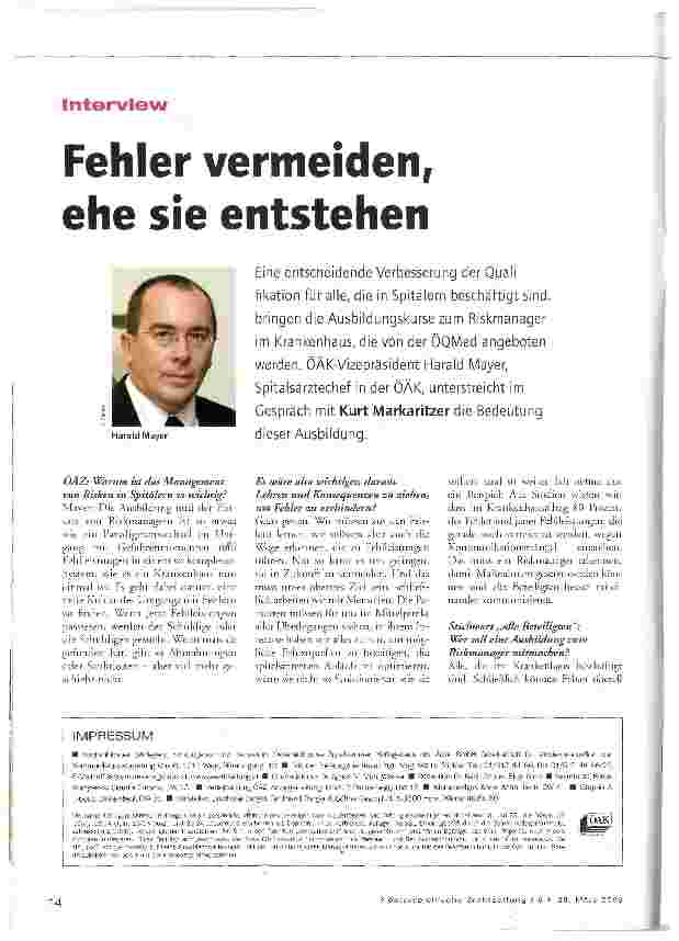 Vorschauseite 1: Fehler vermeiden, ehe sie entstehen