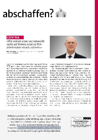 Vorschauseite 2: Sonderrechte abschaffen?