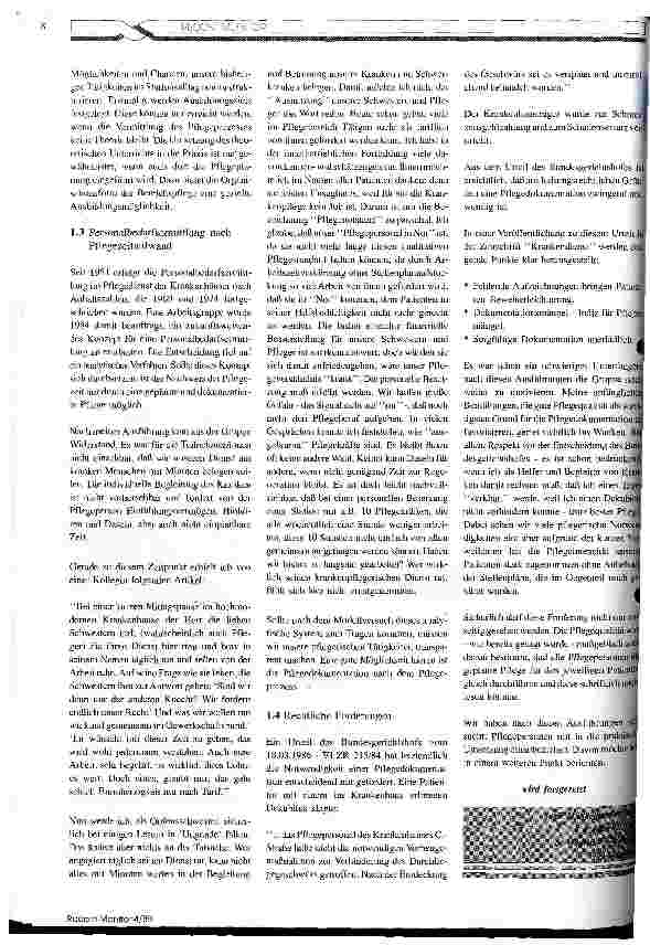 Vorschauseite 3: Pflegeprozess und Theorien Praktischer Erfahrungsbericht zur Umsetzung