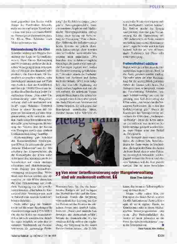 Vorschauseite 3: Hoppe verlangt Mut zur Wahrheit