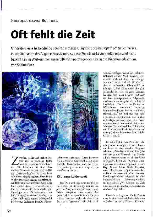 Vorschauseite 1: Oft fehlt die Zeit
