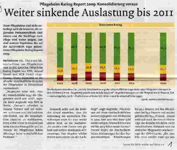 Vorschauseite 1: Weiter sinkende Auslastung bis 2011