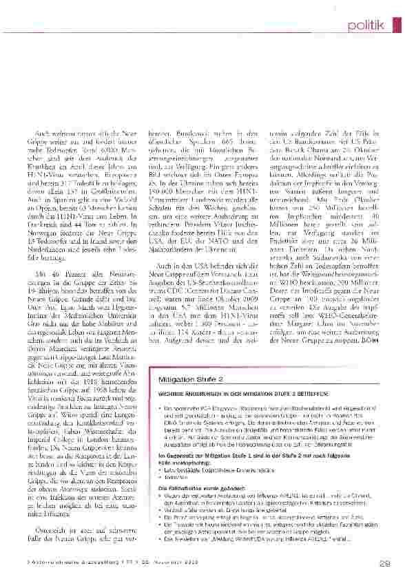 Vorschauseite 2: Impfaktion in vollem Gang