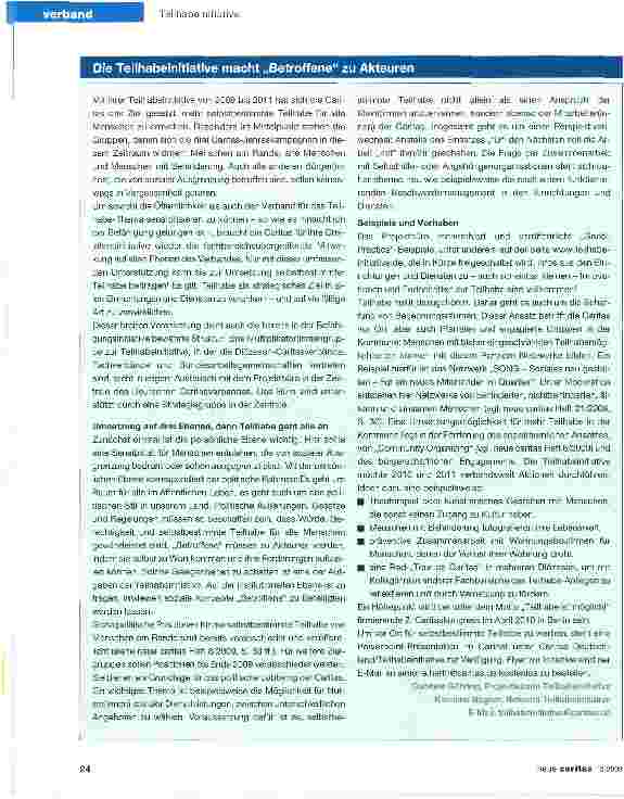 Vorschauseite 4: Nur wer sich einbringen kann, gehört dazu